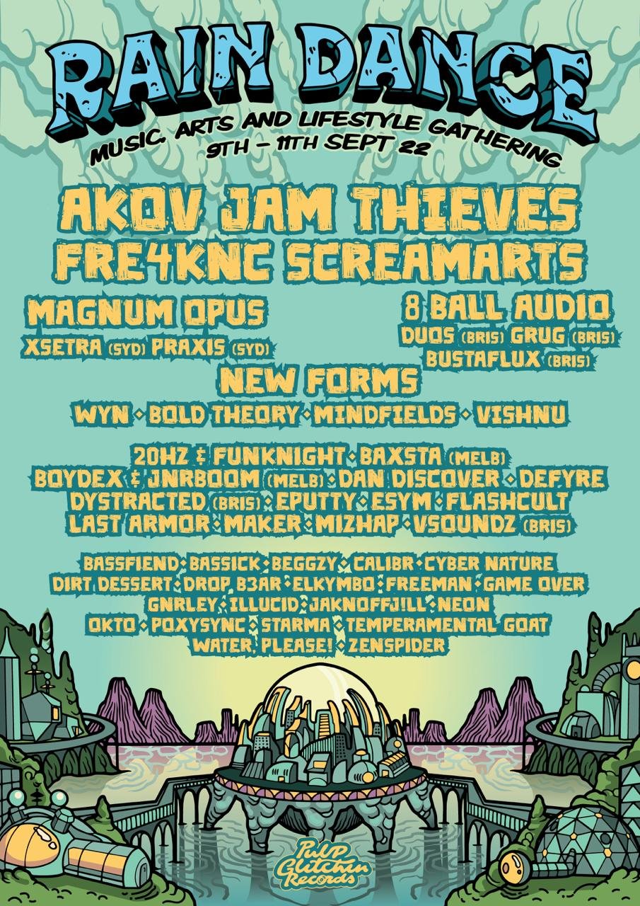 Rain Dance Festival 2022 Lineup