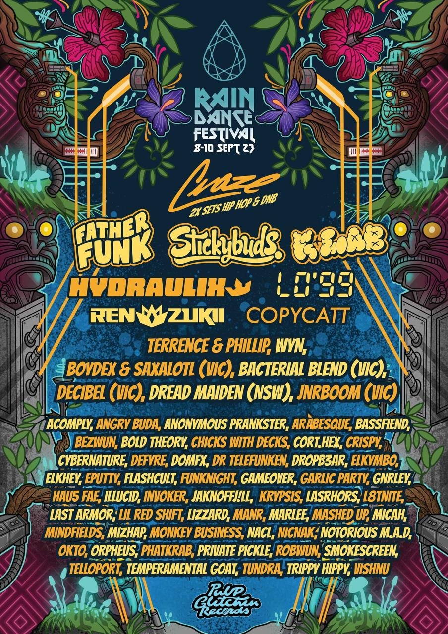 Rain Dance Festival 2023 Lineup